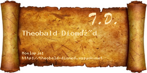Theobald Dioméd névjegykártya